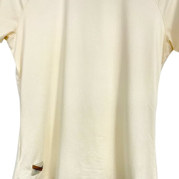 Tracksmith Twilight Tee Shirt Ivory Short Sleeves Size S Performance Run Gym - Picture 2 of 9
